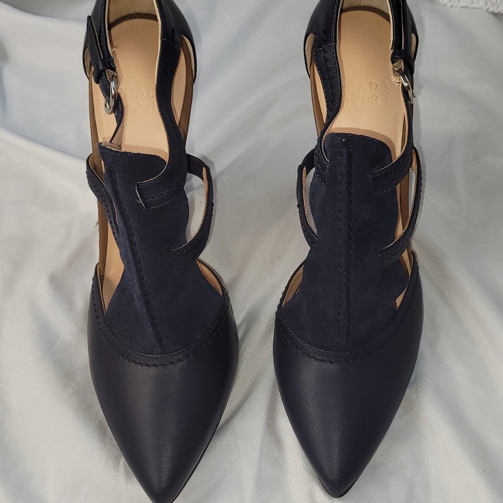 Escada Sport Navy Blue Pumps 7.5